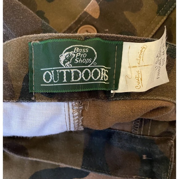 Bass Pro Creative Tailoring Mens 44 X 33  Camouflage Vtg Outdoor Pants Hunting - Picture 2 of 7